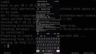 💥HTOP Monitor System on TERMUX||2022