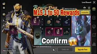 😱M15 Royapass (1 to 50 ) Leaks🔥 M15 Rp Rewards 🔥 M15 Rp Leaks