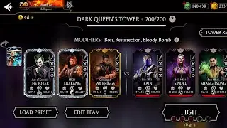 FATAL DARK QUEEN'S TOWER 200 BOSS BATTLE ROUND 5 GAMEPLAY