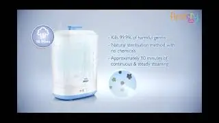 Avent - 2 In 1 Electric Steam Slim Sterilizer
