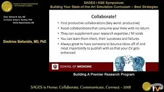 Building a premier research program