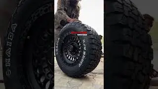 285/60/18 RUBBER IN ISUZU DMAXX modified alloy wheels #automobile #blackrhinowheels #wheels #isuzu