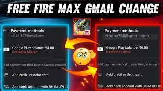 🥰 Free Fire Max Top Up Gmail Change Trick | How To Change Free Fire Max Gmail Id Ob34