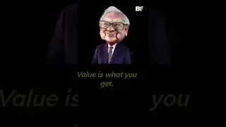 Warren Buffett on Value Investing #shorts #investing #finance #wealth #quotes  #stockmarket