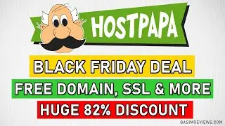 HostPapa Black Friday Deal - Cheap Web Hosting, Free Domain, SSL - Best Time to Buy Web Hosting 2021