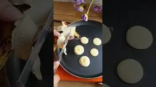 Ponle pl&aacute;tano a tus hotcakes!! #Banana #mini #hotcakes #comida #receta