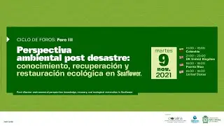 Post-disaster environmental perspective: Knowledge recovery and ecological restoration in Seaflower