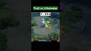 Troll vs Lifestealer #trolldota2 #dota2 #dota2shorts #dota2newpatch