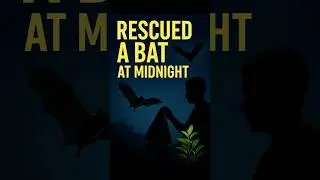 Bat Rescue at Midnight 🦇 | From Bedroom to Safe Release 🌿#wildliferescue #viralshorts2025 #shorts