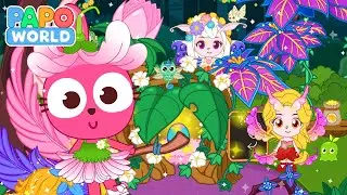 Dress up with Purple Pink and have fun with fairies! -Papo Town Fairy Princess
