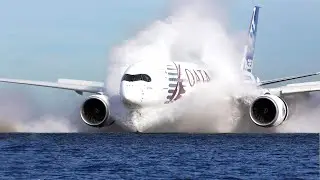 Total Emergency Crazy Dangerous Plane Planding Fails- Crashes and Close Calls
