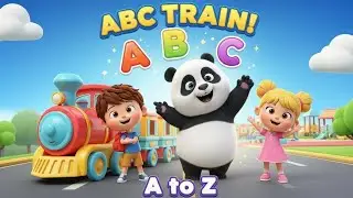 ABC Train Song 🚂 Learn Alphabet A to Z | Kids Phonics & Letters