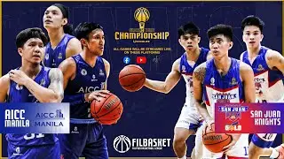 FINALS (Game 2) | AICC Manila vs San Juan Knights - Go For Gold | Subic Championship - Nov 21, 2021