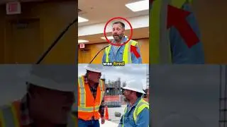 Construction Worker Fired Over Sitting! 😡👷