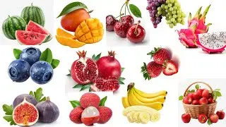 Fruits name | Fruits name in english | Fruits pictures | Name of Fruits in english| #fruits #fruit 