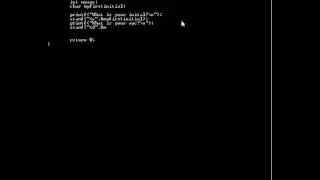 C and Cygwin Tutorial 3: Scanf and If statements