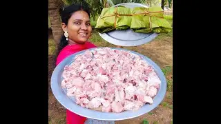 CHICKEN KIZHI PAROTTA | Banana Leaf Inside Chicken Parotta Recipe | Banana Leaf Cooking