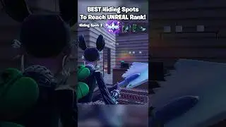 BEST Hiding Spots To Reach UNREAL 🏆 #shorts #fortnite