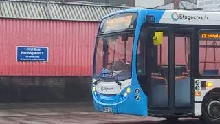 Here is the New livery Stagecoach bus 36176 on the number 72 in Guildford Thursday 15 January 2026