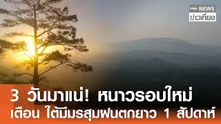 3 วันมาแน่! หนาวรอบใหม่ เตือน ใต้มีมรสุมฝนตกยาว 1 สัปดาห์   | TNN ข่าวเที่ยง | 17–1-69