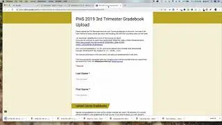 Upload Canvas Gradebook to Form