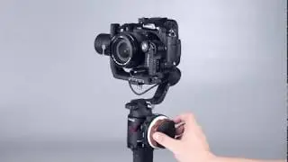 DJI Ronin SC работает с беспроводным мотором следящей фокусировки Tilta Nucleus-N Nano и системой управления объективом.