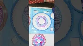 spirograph design pattern #shorts #spirograph #ytshorts #trending #viral #art #drawing #diy #amazing