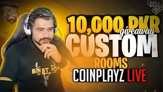 PKR10,000 GIVEAWAY | PUBG UC CUSTOM ROOMS  | PUBG MOBILE LIVE