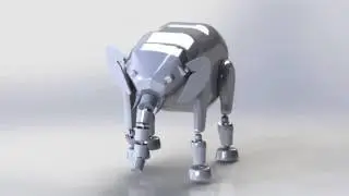 Animaci&oacute;n SolidWorks - Elefante Versi&oacute;n Final