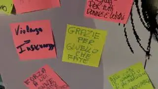 👠👠 CiaoComo Live - Il camper della polizia in piazza ed i post it di chi &egrave; passato oggi