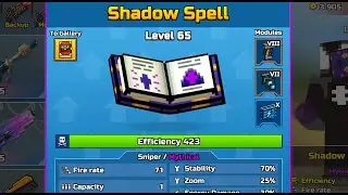 im ADDICTED to shadow spell  - pixel gun 3d