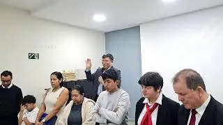 Batismo de Genilda, Jos&eacute;, Judhit e Leyder com Pr. Kim