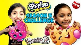 SHOPKINS SEASON 5 Challenge | Chocolate Pen Challenge | KidToyTesters