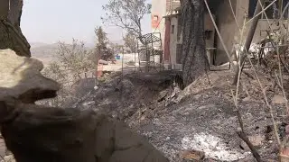 Incendi in Sicilia, il fuoco non dà tregua a Polizzi: i danni alle case e ai campi