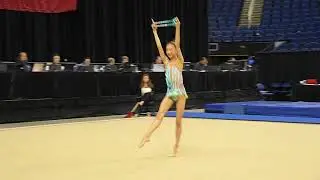 Jenna Zhao - Level 10 - 2018 USA Rhythmic Gymnastics Nationals - Clubs