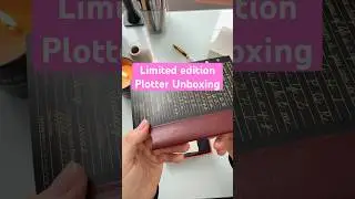 Limited Edition Plotter Unboxing -Bible size 🤎