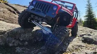 Vanquish Vs410 Pro JeeP wrangler Brushless Power / Goodyear MTR Tires