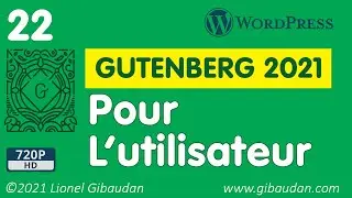 22 - Un bloc Table Des Mati&egrave;res dans Gutenberg (Wordpress Block Directory)