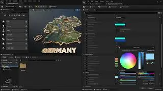 UE Germany Map HD Use: Materials 05 - Pulsing