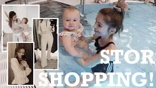 Första badet & Shoppar nya kläder I Vlogg
