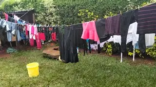 BEAUTIFUL 😍 MORNING DOING LAUNDRY LIVE RURAL KENYA 
