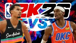 NBA LIVE! Thunder VS Spurs December 27,2025 PS5 NBA2K26