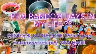 FEW random Days in life,NEW IKEA haul,LEFTOVER MAKEOVER recipes,Indian Mom Vlogger USA,HopeyouRelate