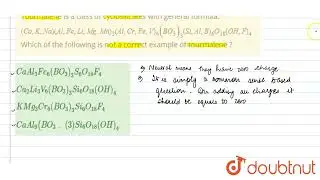 Tourmalene is a class of cyclosilicates with general formula. (Ca, K, Na) (Al, Fe, Li, Mg, Mn)_(...