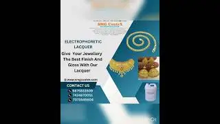 glossy lacquer for your jewellery#electophoretic lacquer#jewellery lacquer#CED chemical#chemical