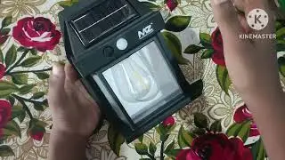 MZ Solar Interaction Wall Lamp. ₹200.