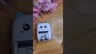 Wow Cute Little Fun Printer Really Works#shorts #stickers