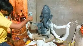 Making of ganesh idol 2022