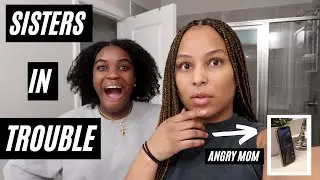 VLOGMAS 8- MY SISTER AND I ARE IN TROUBLE + MOM IS UPSET!