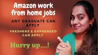 #amazonjobs #workfromhome AMAZON WORK FROM HOME JOBS |TRANSACTION RISK INVESTIGATOR | LIMITED JOBS